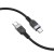 Szybkoładujący kabel silikonowy USB-C do USB-C Hoco X109 60W – czarny (2 m)
