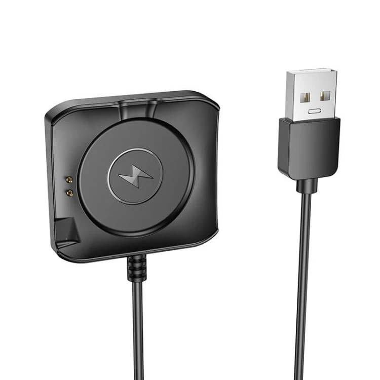 Kabel do ładowania smartwatcha Hoco 0,6 m Y28 czarny