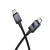 Kabel szybkoładujący USB-C do USB-C Hoco X118 60W z wyświetlaczem LED – czarny (1 m)