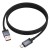 Kabel szybkoładujący USB-A do USB-C Hoco X118 5A z wyświetlaczem LED – czarny (1 m)