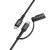 Kabel 2w1 USB-C do USB-C / MagSafe 3 Hoco U142 240W PD 3.1 – czarny (1,8 m)