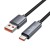 Kabel szybkoładujący USB-A do USB-C Hoco X112 5A z wyświetlaczem mocy – czarny (1 m)