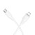 Szybkoładujący kabel silikonowy USB-C do Lightning Hoco X124 27W – biały (1 m)