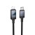 Kabel szybkoładujący USB-C do Lightning Hoco X118 27W PD z wyświetlaczem LED – czarny (1 m)