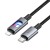 Kabel szybkoładujący USB-C do Lightning Hoco U144 27W Power Delivery z podświetleniem LED – czarny (1,2 m)