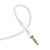 Kabel audio AUX Mini Jack 3,5 mm do USB-C Hoco UPA19 – srebrny (1 m)