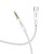 Kabel audio AUX Mini Jack 3,5 mm do USB-C Hoco UPA19 – srebrny (1 m)