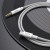 Kabel audio AUX Mini Jack 3,5 mm do USB-C Hoco UPA19 – srebrny (1 m)