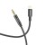 Kabel audio AUX Mini Jack 3,5 mm do Lightning Hoco UPA19 – czarny (1 m)