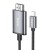 Kabel wideo Lightning do HDMI Hoco UA27 Full HD 1080p – stalowy szary (2 m)