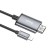 Kabel wideo Lightning do HDMI Hoco UA27 Full HD 1080p – stalowy szary (2 m)