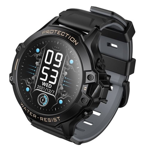 Smartwatch dla dzieci Hoco Y107 4G Wideorozmowy GPS SOS Czarny