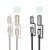 Multifunkcyjny kabel All-in-one Hoco U148 USB-C / Lightning do USB-C z lampką LED – czarny (1,2 m)