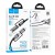 Multifunkcyjny kabel All-in-one Hoco U148 USB-C / Lightning do USB-C z lampką LED – czarny (1,2 m)
