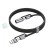 Multifunkcyjny kabel All-in-one Hoco U138 USB-C / USB-A do USB-C z lampką LED – czarny (1,2 m)