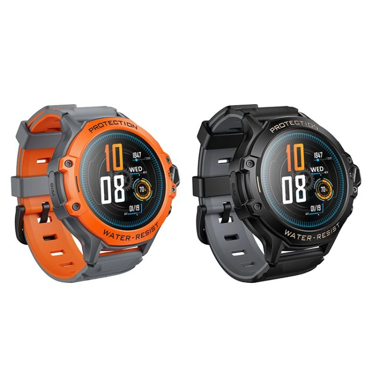 Smartwatch dla dzieci Hoco Y107 4G Wideorozmowy GPS SOS Czarny