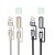 Multifunkcyjny kabel All-in-one Hoco U138 USB-C / USB-A do USB-C z lampką LED – czarny (1,2 m)