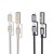 Multifunkcyjny kabel All-in-one Hoco U138 USB-C / USB-A do USB-C z lampką LED – czarny (1,2 m)
