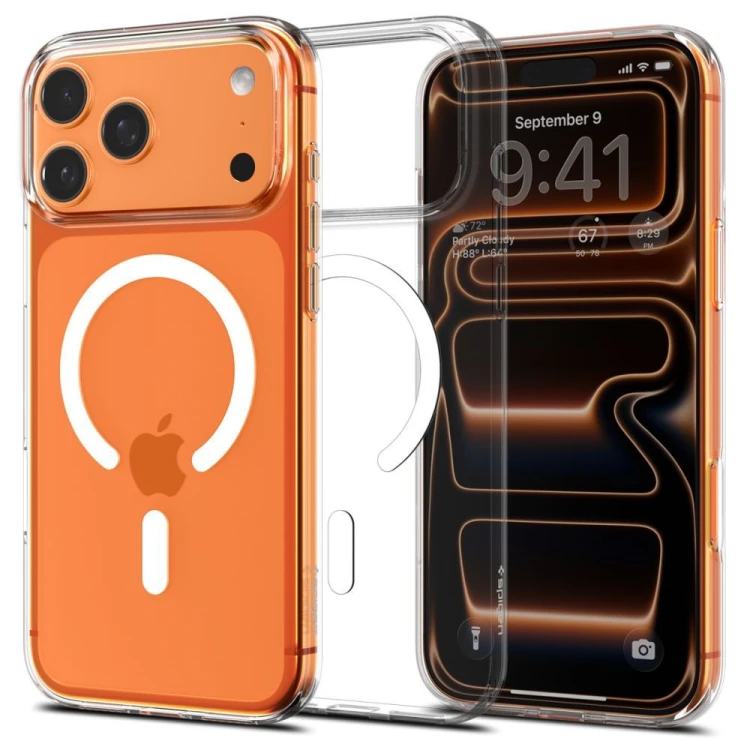 Etui Spigen Liquid Crystal Mag iPhone 17 Pro Max Przezroczyste - MagSafe