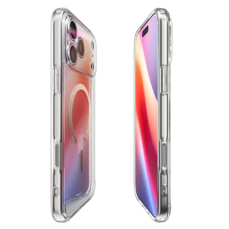 Etui Spigen Ultra Hybrid Mag iPhone 17 Pro Max Clear Gold - Przezroczyste Złote