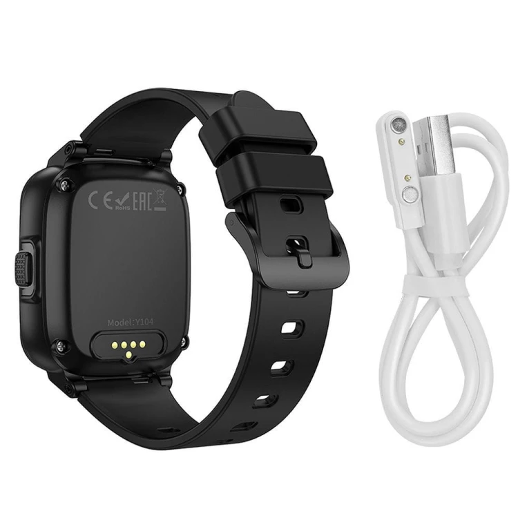 Smartwatch dla dzieci Hoco Y104 4G GPS Wi-Fi Funkcja Rozmowy SOS Niebieski