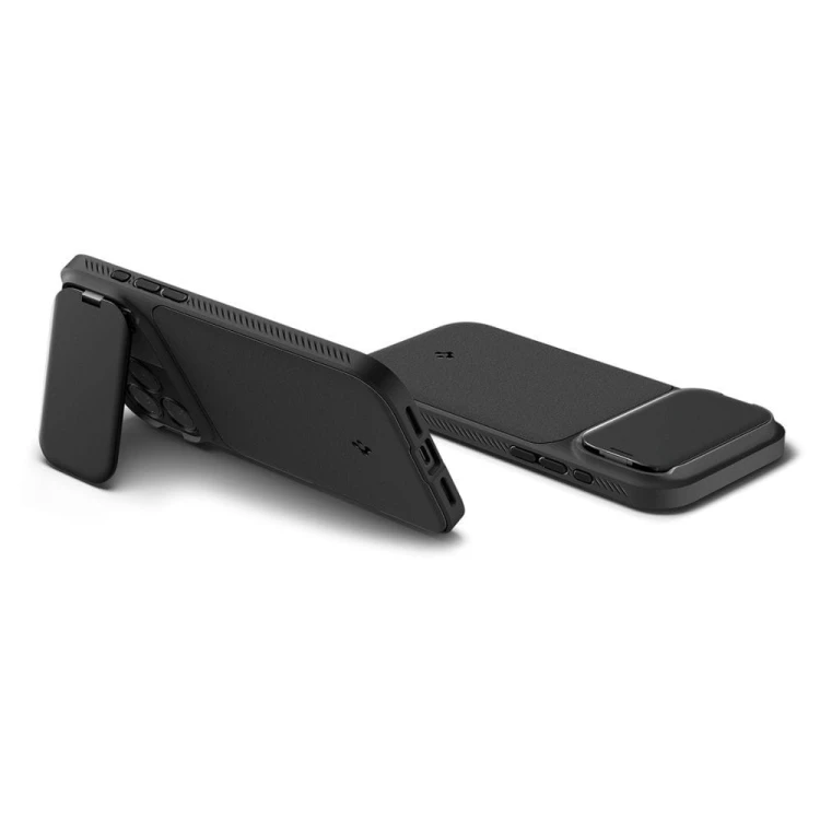 Etui Spigen Optik Armor Mag iPhone 17 Pro Max Czarne - Osłona Aparatu