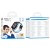 Smartwatch dla dzieci Hoco Y104 4G GPS Wi-Fi Funkcja Rozmowy SOS Niebieski