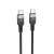 Ekstremalnie długi kabel silikonowy USB-C do USB-C Hoco X109 60W – czarny (3 m)