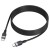 Ekstremalnie długi kabel silikonowy USB-C do USB-C Hoco X109 60W – czarny (3 m)
