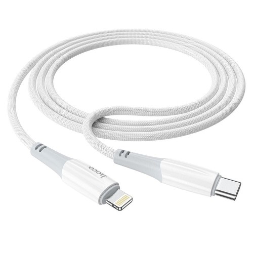 Kabel szybkoładujący USB-C do Lightning Hoco Ferry X70 20W Power Delivery – biały (1 m)