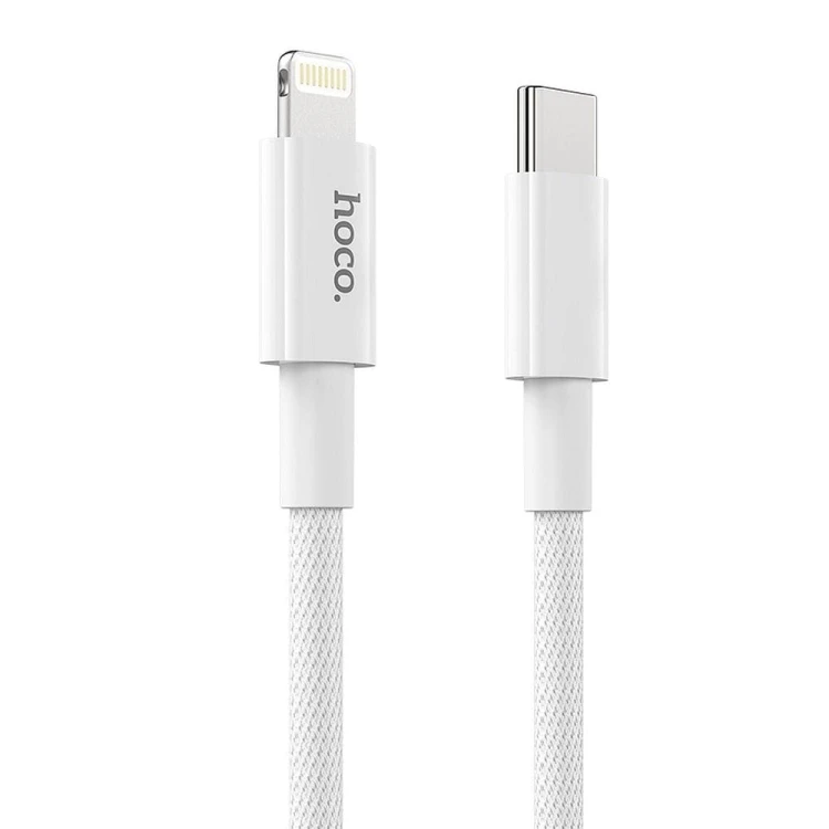 Kabel szybkoładujący USB-C do Lightning Hoco X56 20W Power Delivery – biały (1 m)
