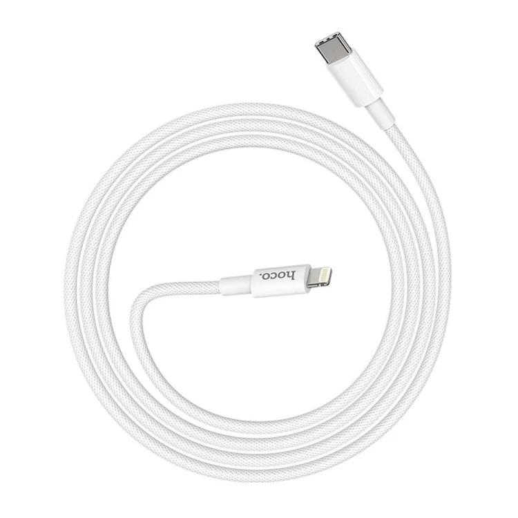 Kabel szybkoładujący USB-C do Lightning Hoco X56 20W Power Delivery – biały (1 m)