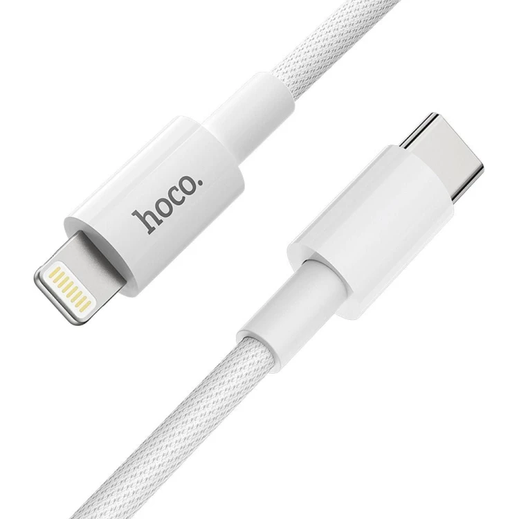 Kabel szybkoładujący USB-C do Lightning Hoco X56 20W Power Delivery – biały (1 m)