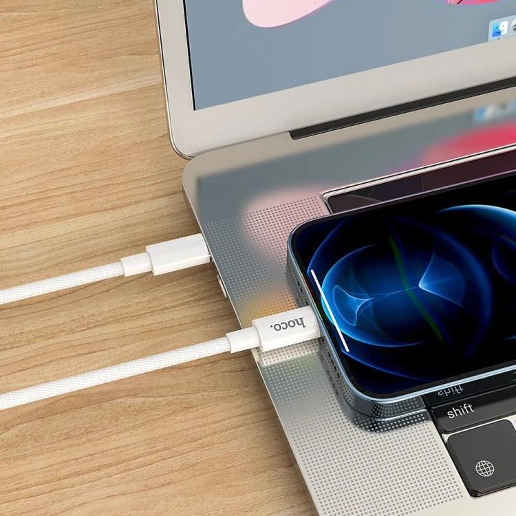 Kabel szybkoładujący USB-C do Lightning Hoco X56 20W Power Delivery – biały (1 m)