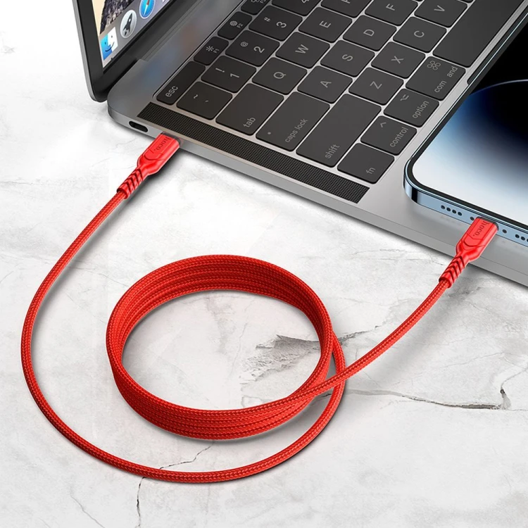 Kabel szybkoładujący USB-C do Lightning Hoco Victory X59 20W Power Delivery – czarny (1 m)