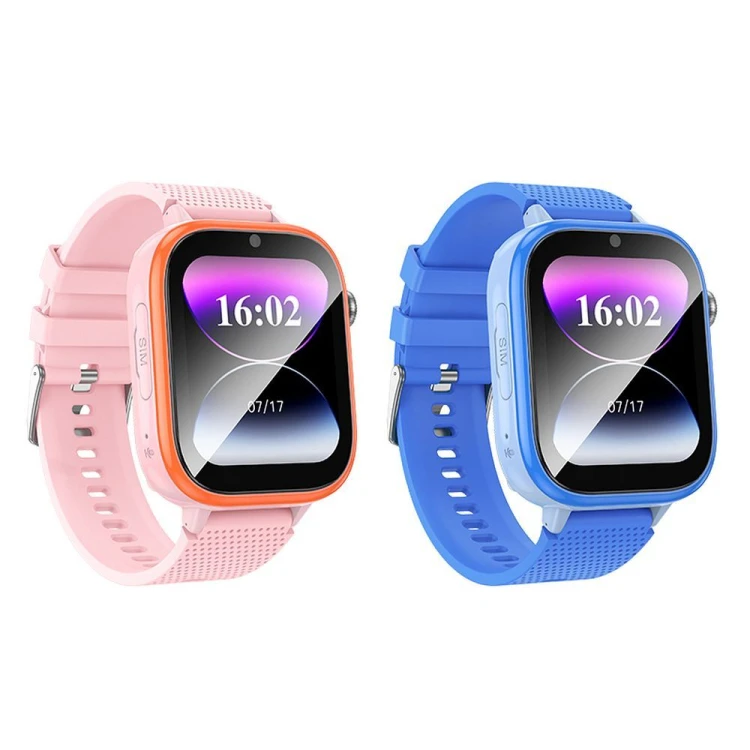Smartwatch dla dzieci Hoco Y101 4G GPS Wi-Fi 16GB Muzyka Różowy