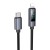 Kabel szybkoładujący USB-C do Lightning Hoco X112 27W Power Delivery z wyświetlaczem mocy – czarny (1 m)