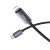 Kabel szybkoładujący USB-C do Lightning Hoco X112 27W Power Delivery z wyświetlaczem mocy – czarny (1 m)