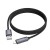 Inteligentny kabel ładujący USB-A do Lightning Hoco X112 2,4A z wyświetlaczem mocy – czarny (1 m)