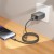 Inteligentny kabel ładujący USB-A do Lightning Hoco X112 2,4A z wyświetlaczem mocy – czarny (1 m)