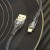 Stylowy kabel USB-A do Lightning Hoco U121 2,4A – czarny transparentny (1,2 m)