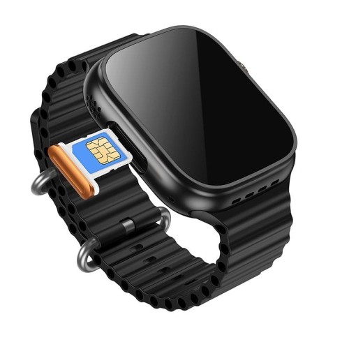 Smartwatch Hoco DYD01 4G LTE 1GB/16GB Funkcja Rozmowy SIM Czarny