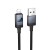 Inteligentny kabel ładujący USB-A do Lightning Hoco X118 2,4A z wyświetlaczem mocy – czarny (1 m)