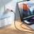 Inteligentny kabel ładujący USB-A do Lightning Hoco X118 2,4A z wyświetlaczem mocy – czarny (1 m)