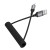 Elastyczny kabel szybkoładujący USB-C do Lightning Hoco X121 27W Power Delivery – czarny (1,5 m)