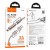 Multifunkcyjny kabel All-in-one Hoco U138 USB-C / USB-A do USB-C z bezogniową zapalniczką – szary (1,2 m)