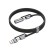 Multifunkcyjny kabel All-in-one Hoco U138 USB-C / USB-A do USB-C z bezogniową zapalniczką – czarny (1,2 m)