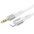Elastyczny kabel audio AUX Mini Jack 3,5 mm do Lightning Hoco UPA22 – biały (1 m)