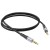 Elastyczny kabel audio AUX Mini Jack 3,5 mm – Mini Jack 3,5 mm Hoco UPA22 – czarny (1 m)