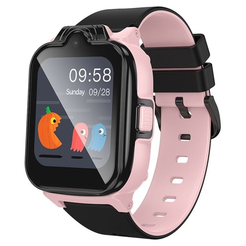 Smartwatch dla dzieci Hoco Y104 4G GPS Wi-Fi Funkcja Rozmowy SOS Różowy